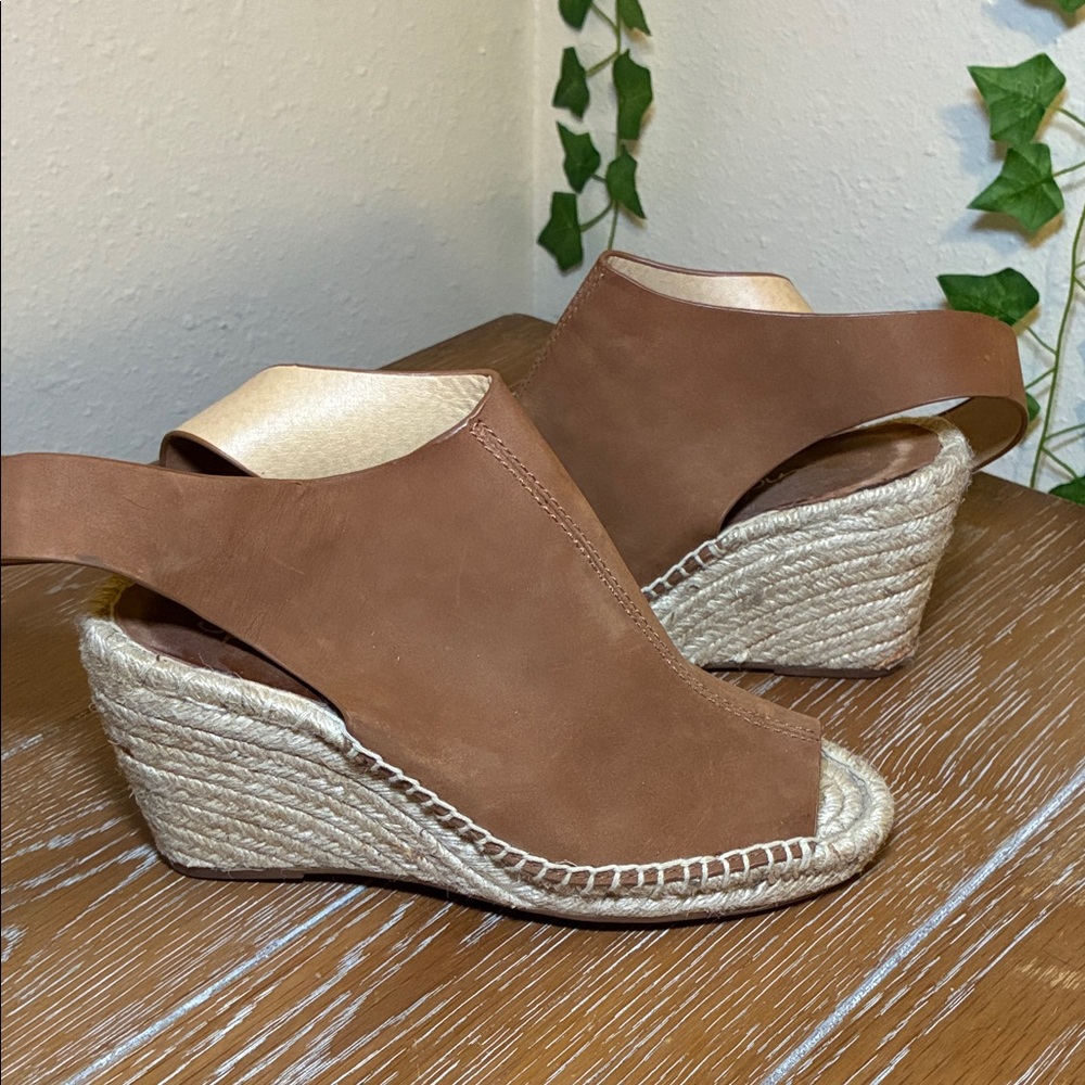 Splendid Tan Espadrille Wedges